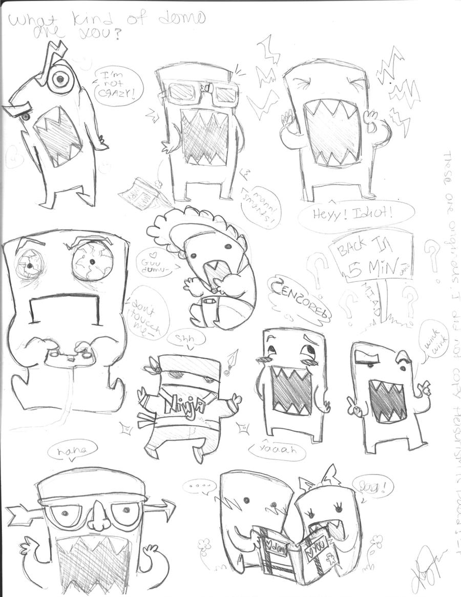 Domo sheet 2 by Coffeedunnies on DeviantArt