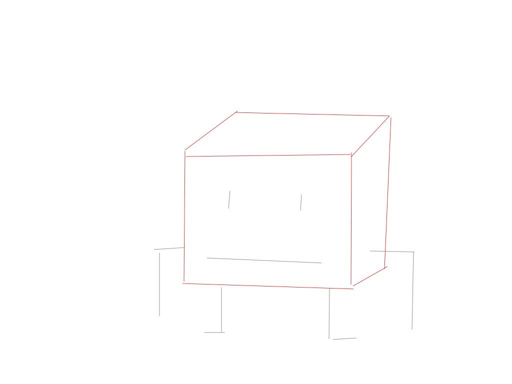 Blocky Drawing Human Digital blocky by robodoodler on DeviantArt