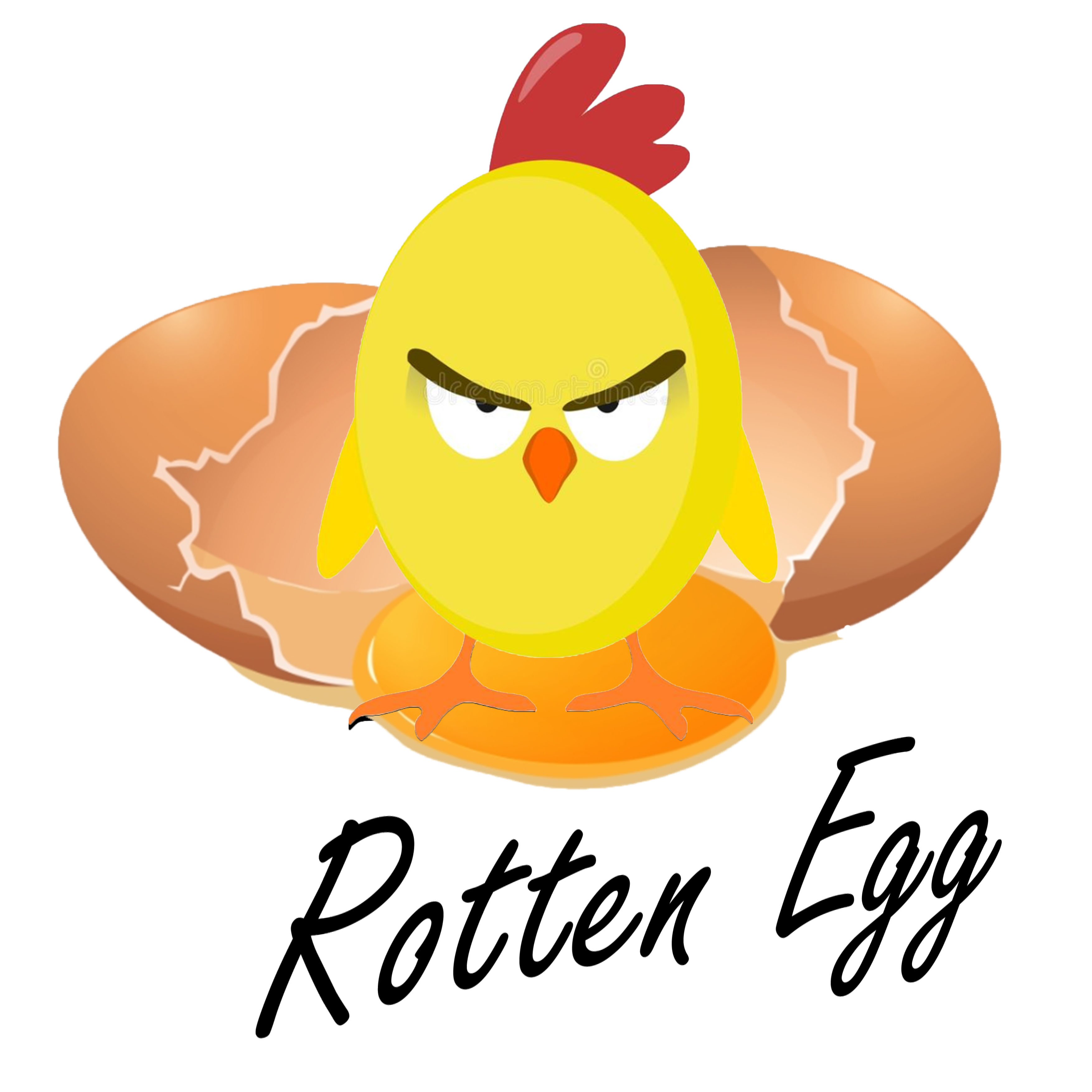 Rotten egg Royalty Free Vector Image - VectorStock