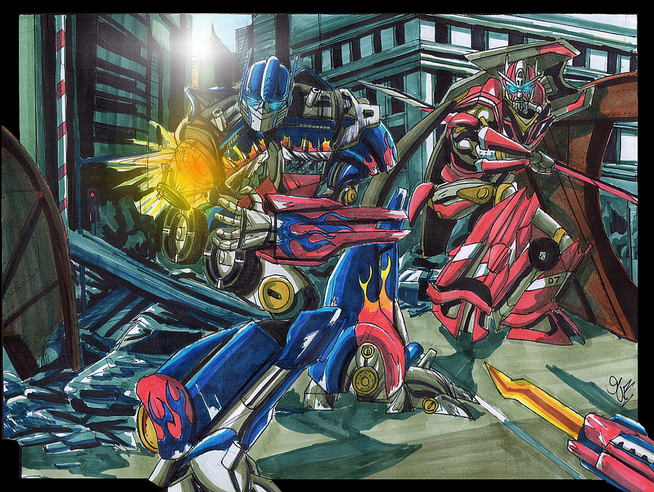 Transformers 4 Optimus Prime Vs Sentinel Prime Transformers One Has