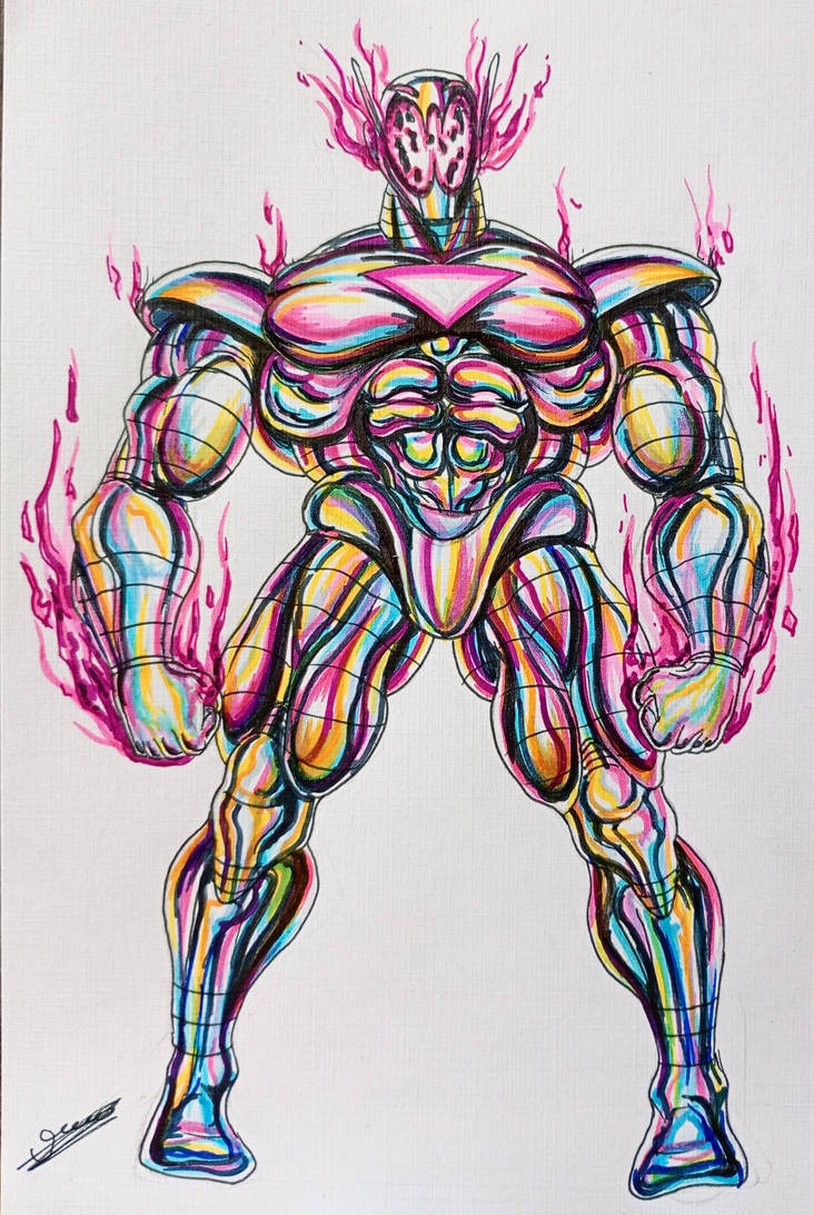 Ultron Without Mask Ultron by MrPurplee on DeviantArt