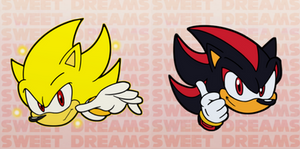 Sonic Onslaught Buttons Set Design #2