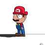 Terrified Mario ...