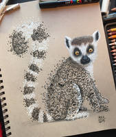 Lemur Doodle Art