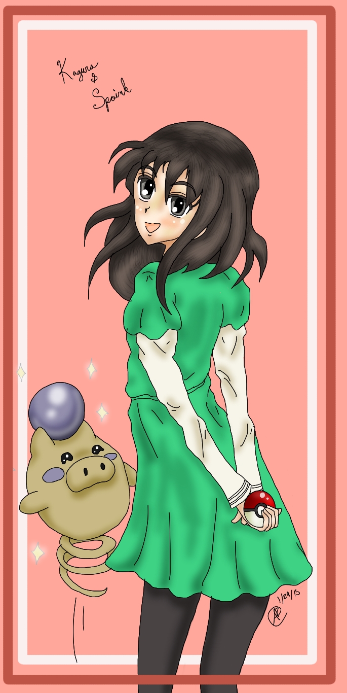 Fruits Basket/Pokemon CROSSOVER: Kagura + Spoink