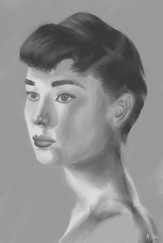 Audrey Hepburn in Pastels