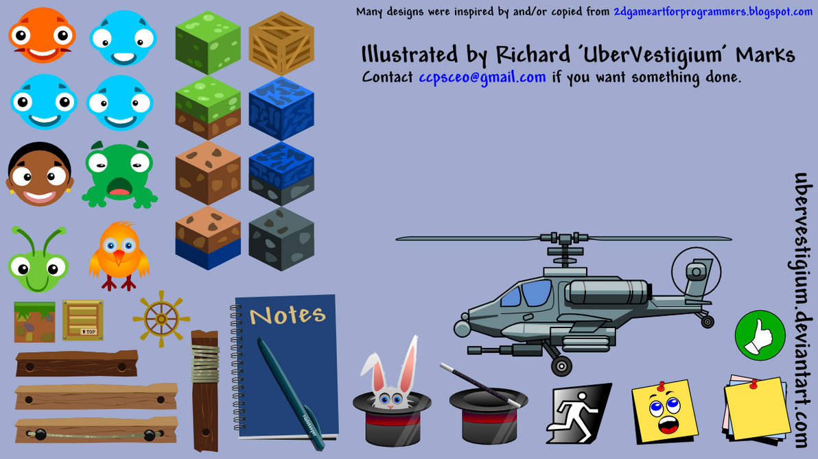 Misc Vector Game Art by UberVestigium on DeviantArt