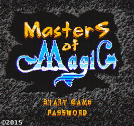MasterS of MagiC NES Pixel-art Logo Design