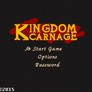 Kingdom Carnage NES Pixel-art Logo Design