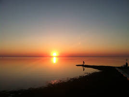 Girl at Sunset