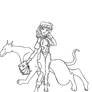 Relm as Lady Luck -uncolored