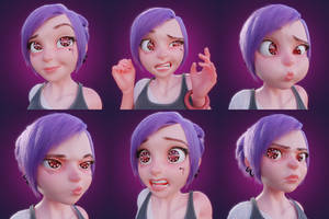 Nanami facial expressions