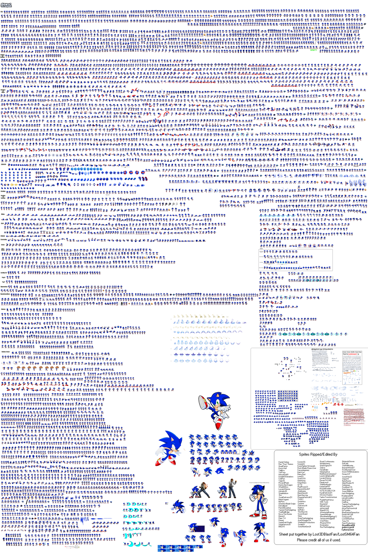 Sonic 1 Anniversary Edition - Sonic - Sprite Sheet by LuisToons12345 on  DeviantArt