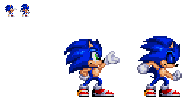 Sonic Sprite Png - Sonic The Hedgehog Pixel, Transparent Png