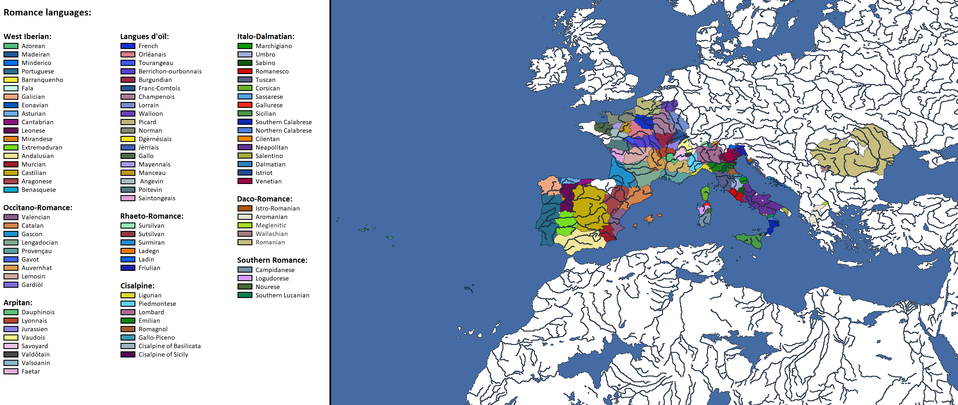Romance Languages by KorsjanRikis on DeviantArt