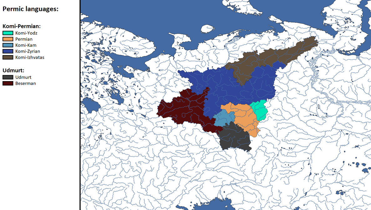 Permic Languages by ServalCatMaps on DeviantArt