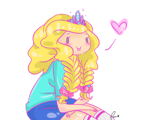 Fionna's poofy braids