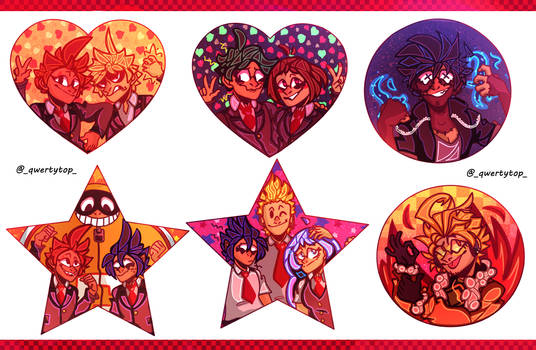 Button Designs x2!