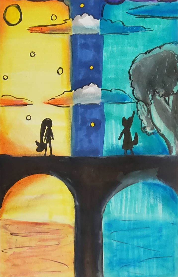 Two worlds combined by beasaster on DeviantArt