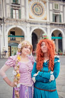 Rapunzel and Merida