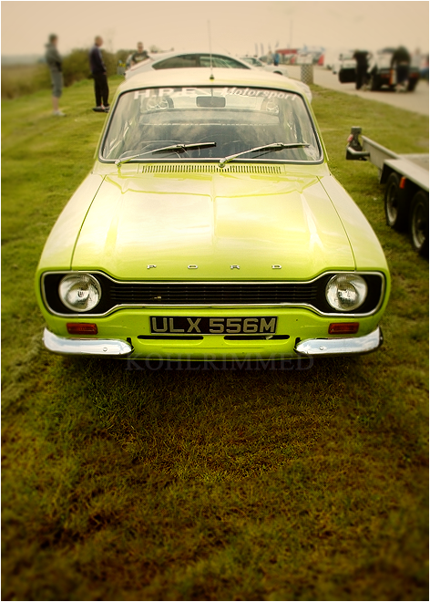 the neon MK1 Escort.