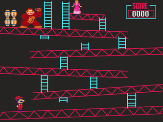 Old-School Donkey Kong