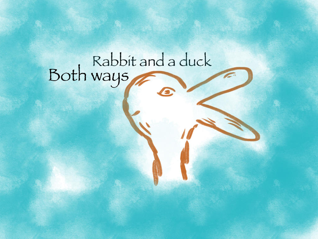 Duck and rabbit by HBLNB on DeviantArt