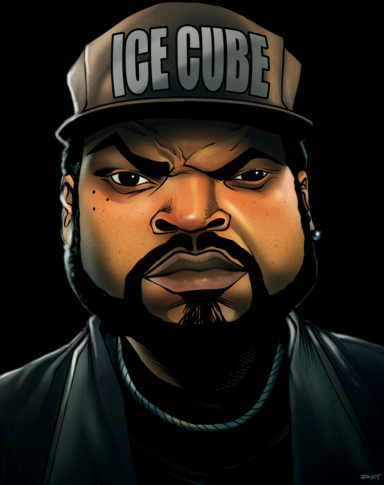 Ice Cube by dwaynebiddixart on DeviantArt Ice Cube by dwaynebiddixart on DeviantArt