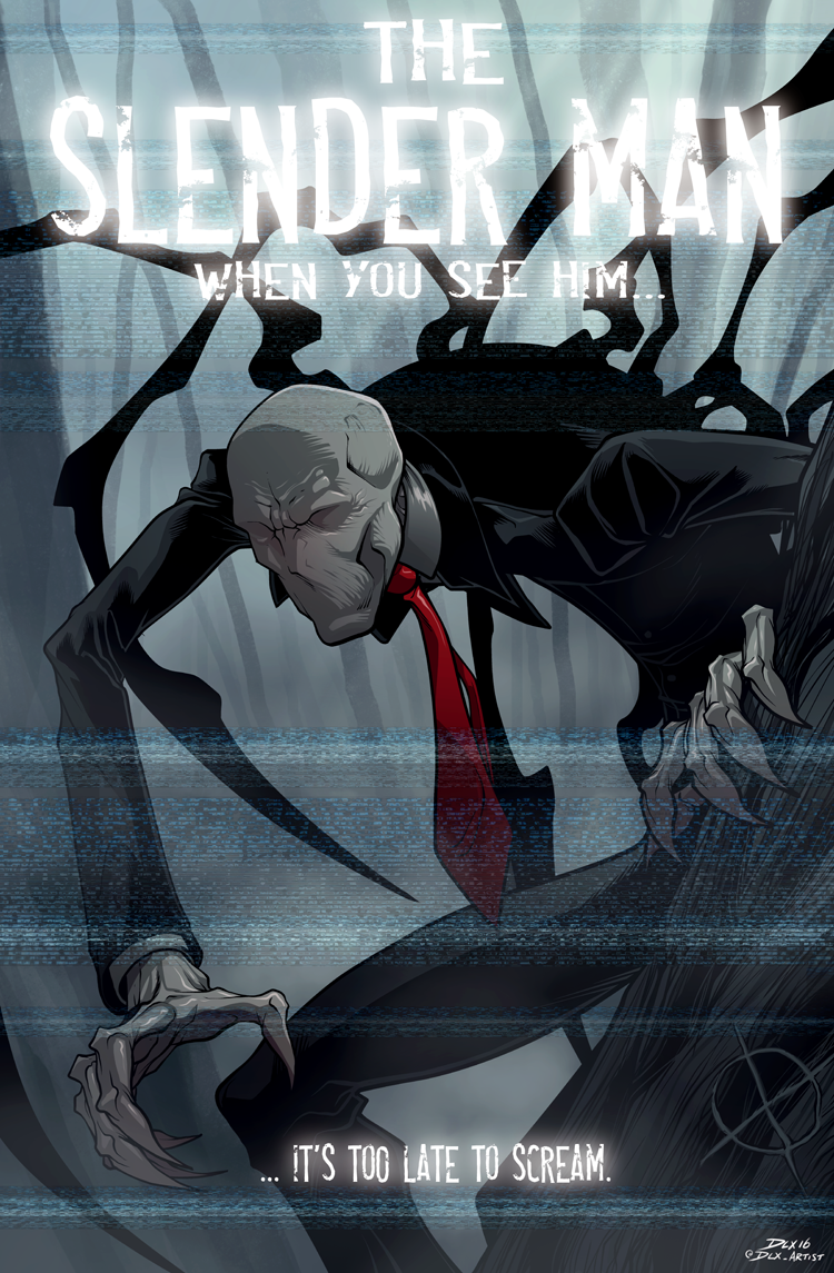 Sad Slender The Slender Man by dwaynebiddixart on DeviantArt