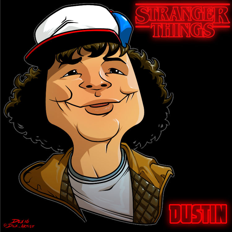 Dustin by dwaynebiddixart on DeviantArt