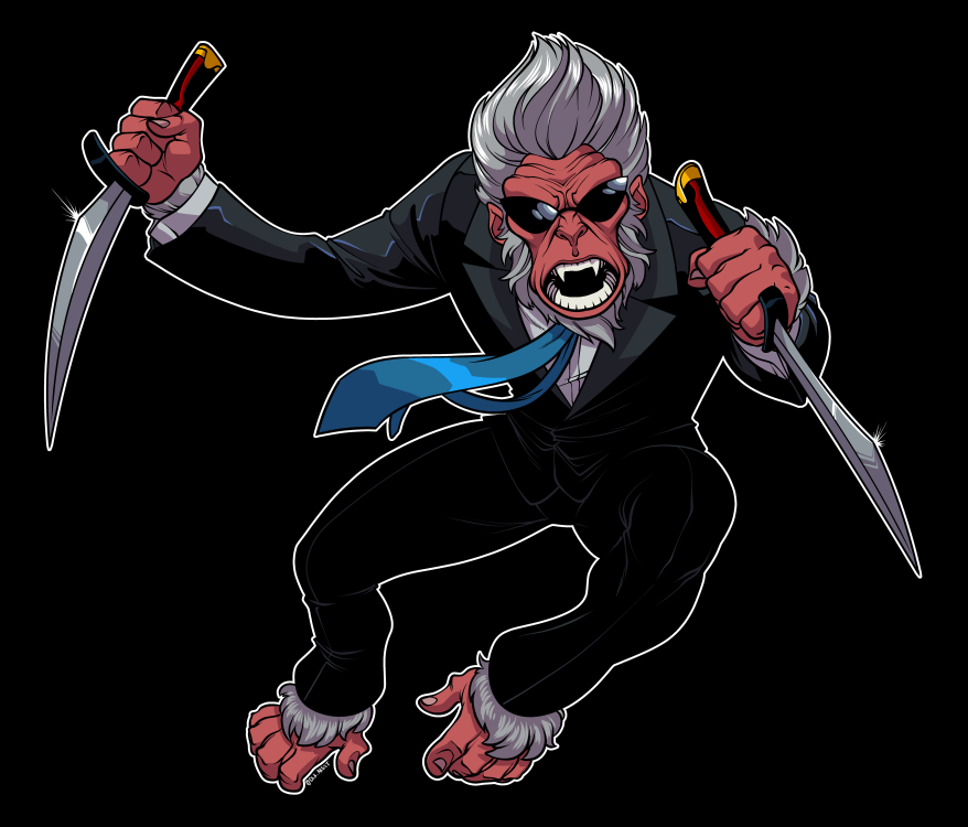 Hit Monkey by dwaynebiddixart on DeviantArt