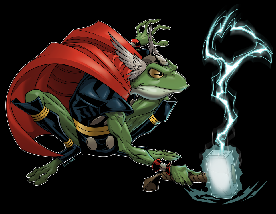 Throg by dwaynebiddixart on DeviantArt