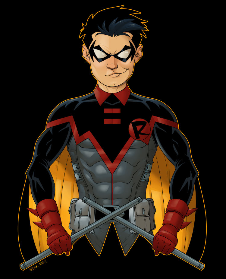 Robin 2021 by dwaynebiddixart on DeviantArt