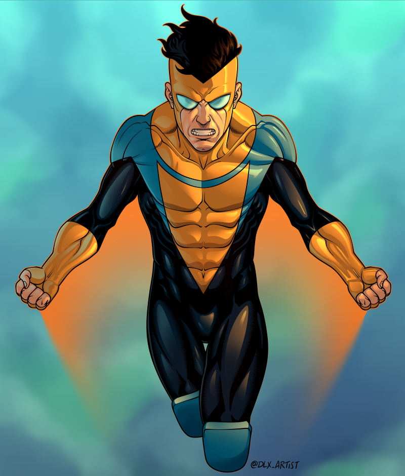 Invincible Body Back Invincible Revisit by dwaynebiddixart on DeviantArt