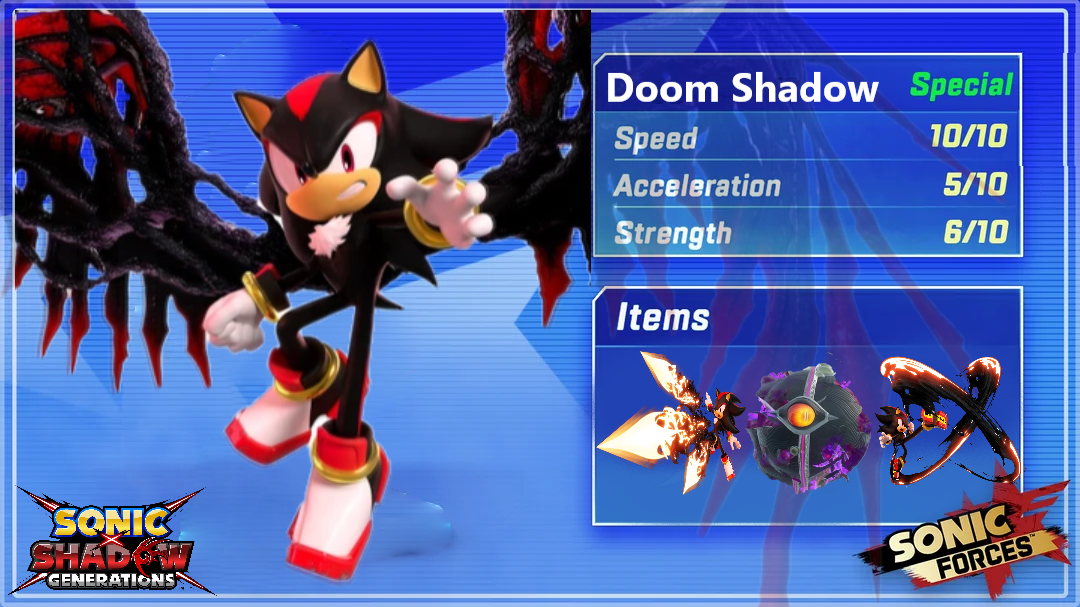 Sonic Forces Speed Battle - Doom Shadow by TheMovieverse on DeviantArt