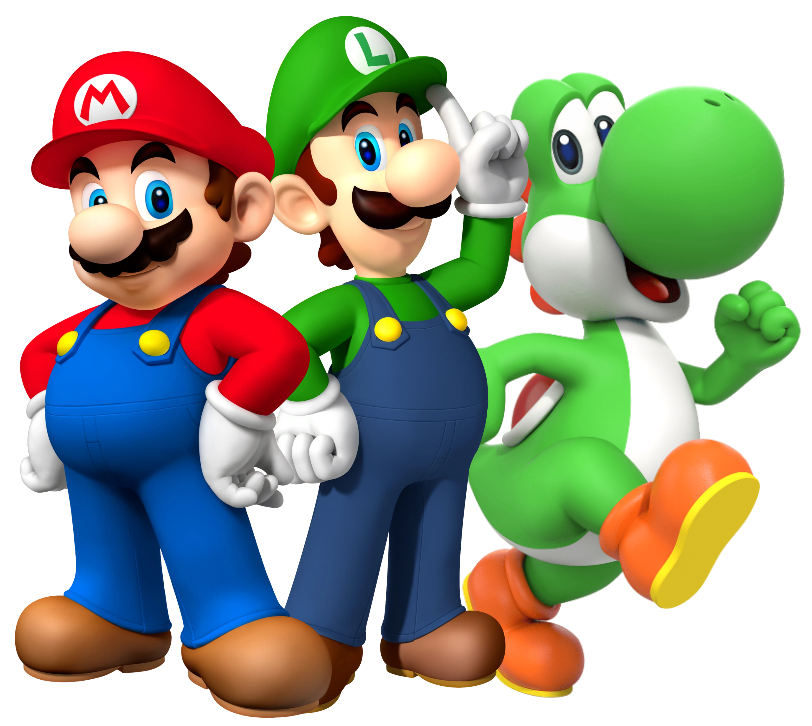 Yosh Mario,Luigi and Yoshi by TheMovieverse on DeviantArt