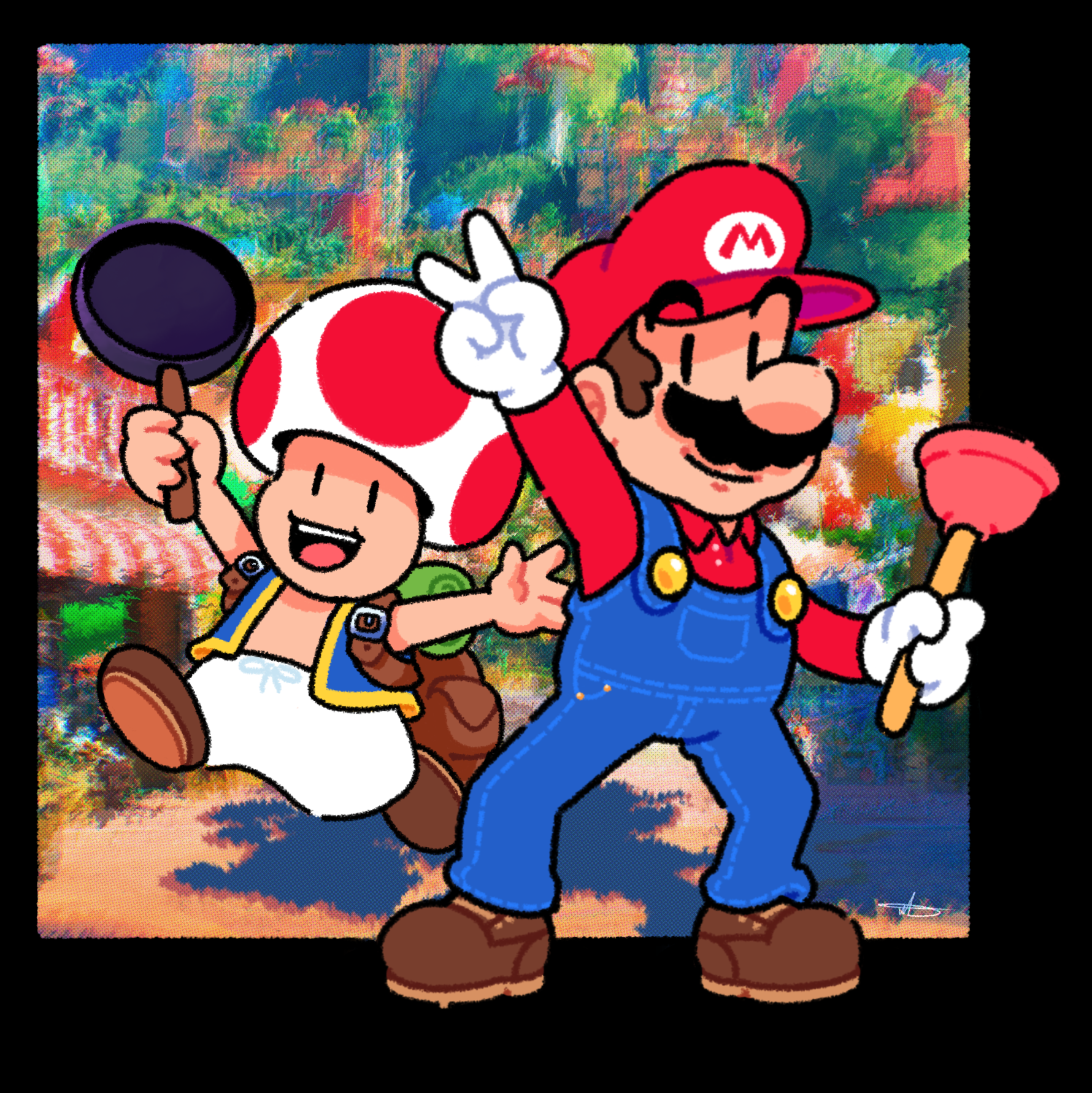 Toad Mario Rope Deviantart Movie Mario and Toad! by Jradical2014 on DeviantArt