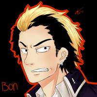 Request for Smirkat [Ryuji Suguro 'Bon' Headshot]