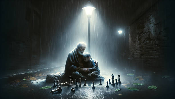 Rainy Chess: Embracing Sorrow