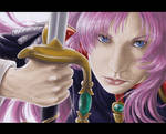 Utena half-speedpaint by Klipiec