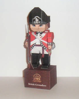 paper british soldier