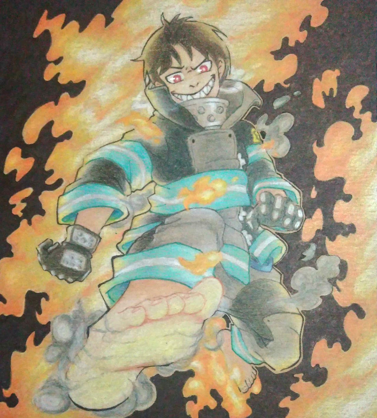 Shinra Chapter 216 Shinra Fanart by Merune312 on DeviantArt