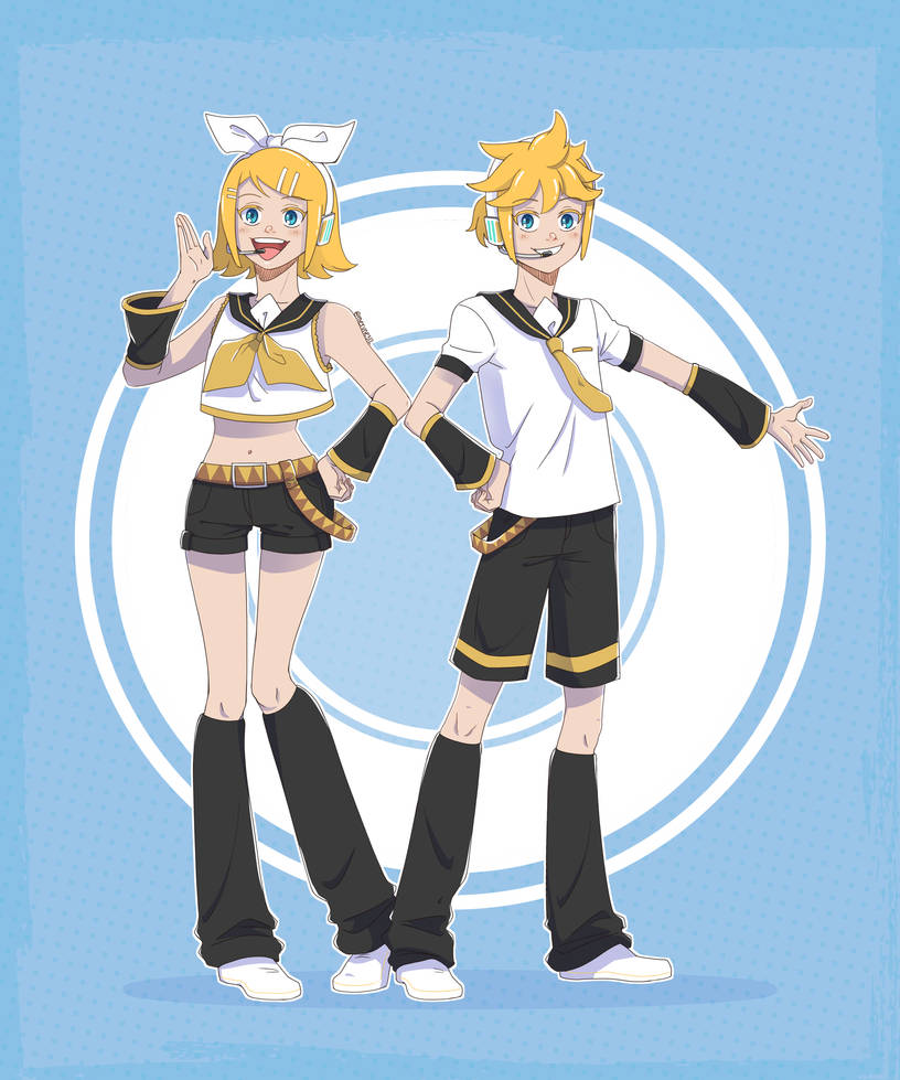 Len And Ryn Rin and Len by Merune312 on DeviantArt