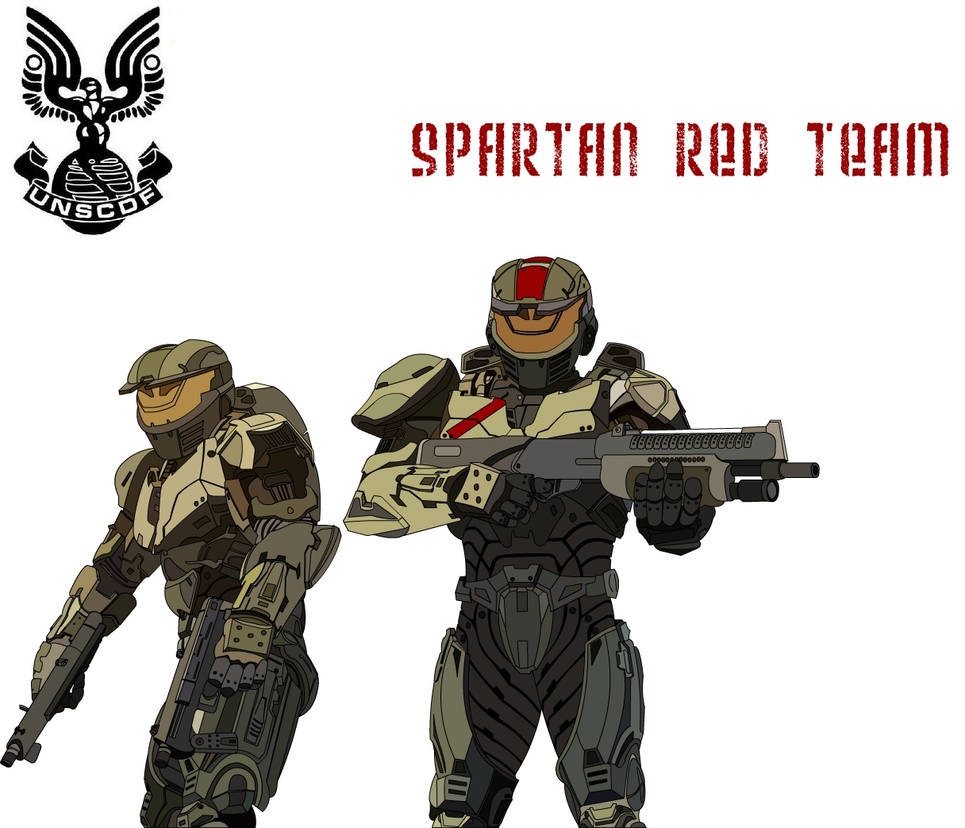 spartan red team by on DeviantArt