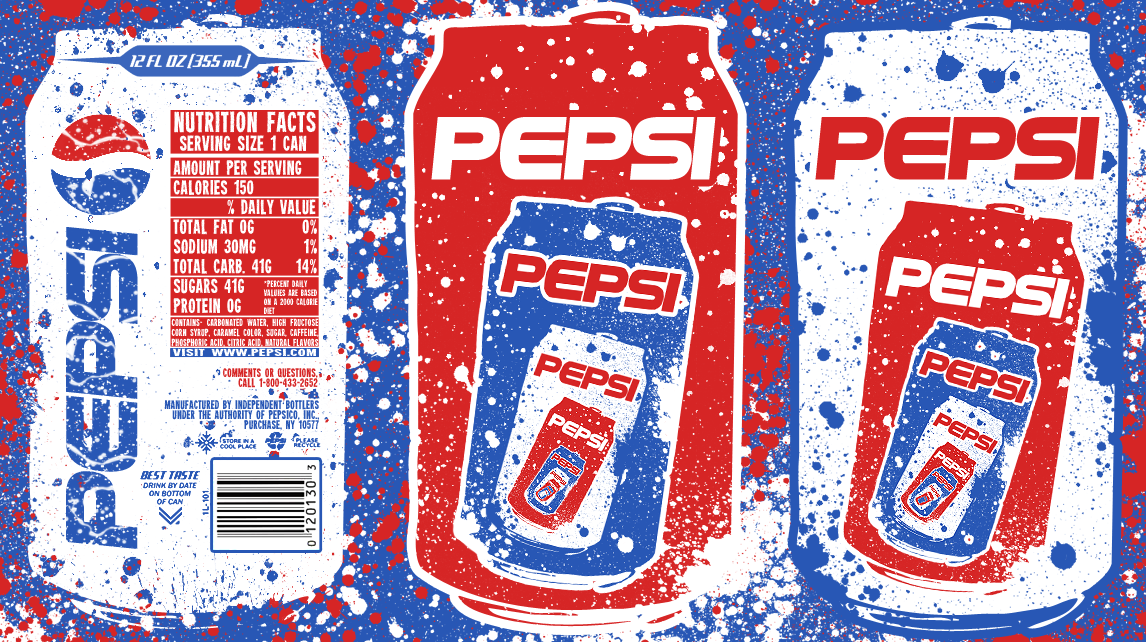 Pepsi Can Label