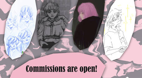 Commission custom art, portrait, painting, cartoon, anime