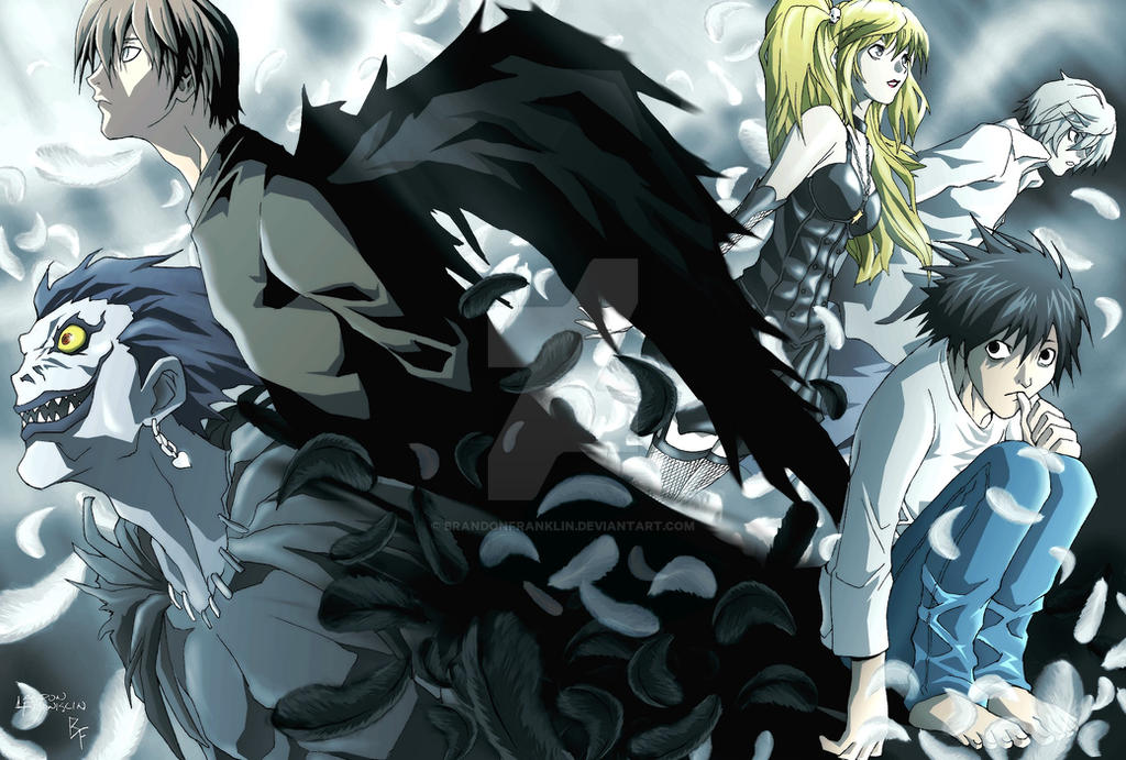 Death Note Manga Colored Colors Ryuzaki Kira L by Amanomoon on DeviantArt