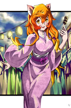Kitsune Rika at the Matsuri!