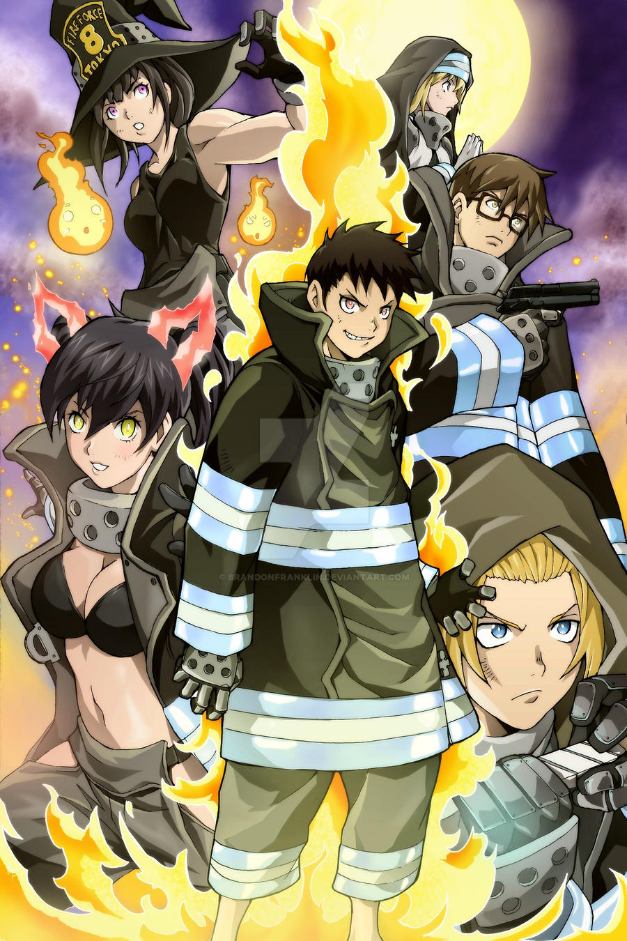 Fireman Force Fire Force by BrandonFranklin on DeviantArt
