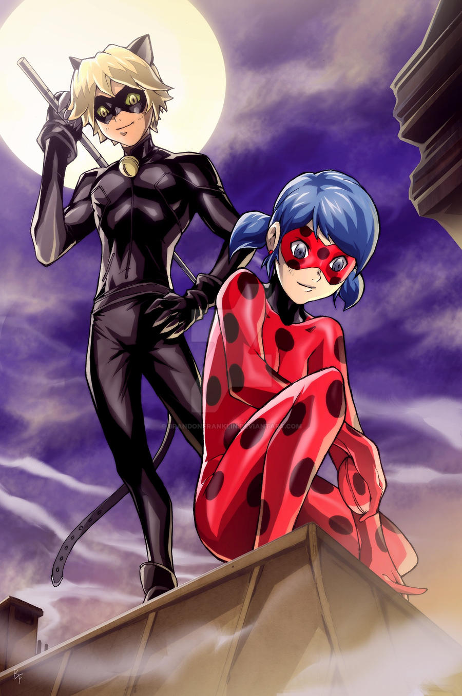 Ladybug and Cat Noir meet their Anime Version, MLB